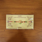 ALVENZA Ganesha Rakhi – Traditional Beaded Design for Raksha Bandhan
