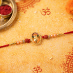 ALVENZA Traditional Ganesha Rakhi – Elegant spiritual festival accessory