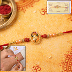 ALVENZA Traditional Ganesha Rakhi – Elegant spiritual festival accessory