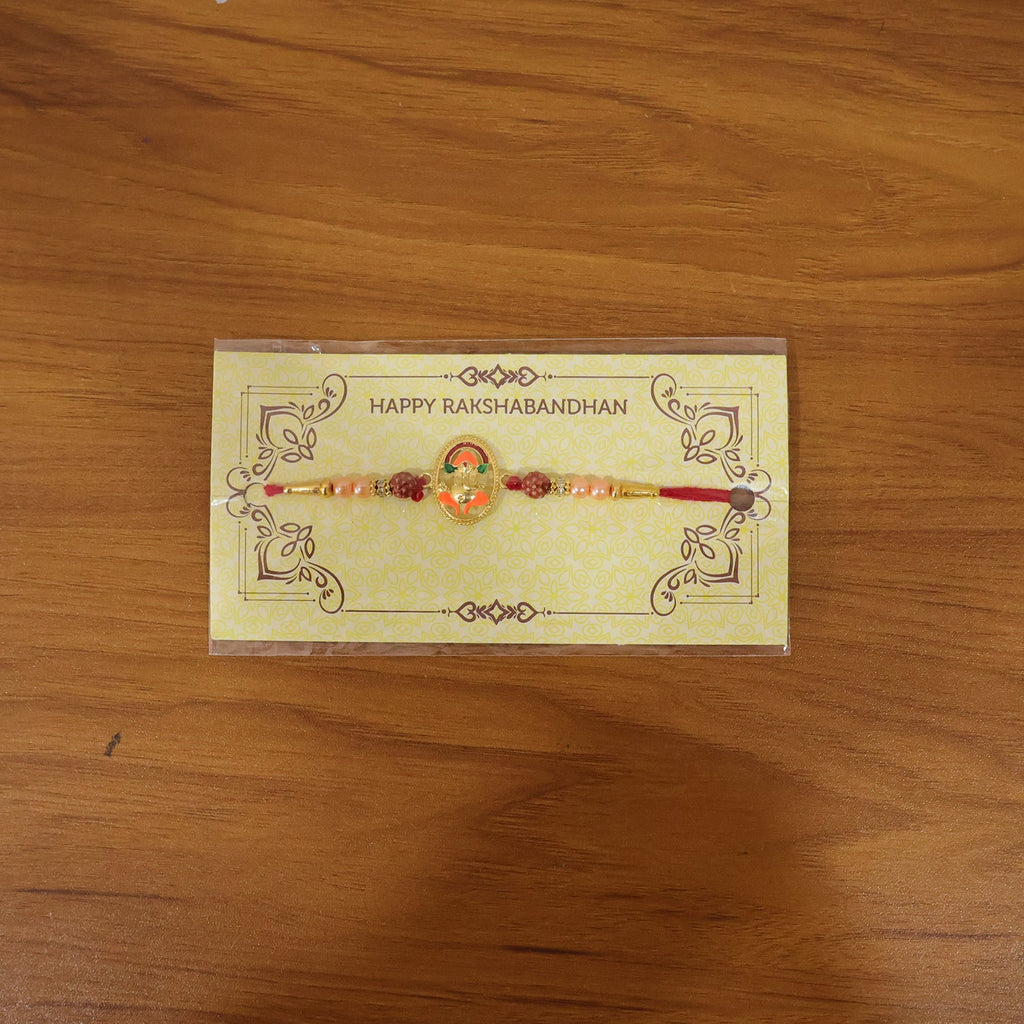 ALVENZA Traditional Ganesha Rakhi – Elegant spiritual festival accessory