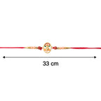 ALVENZA Traditional Ganesha Rakhi – Elegant spiritual festival accessory