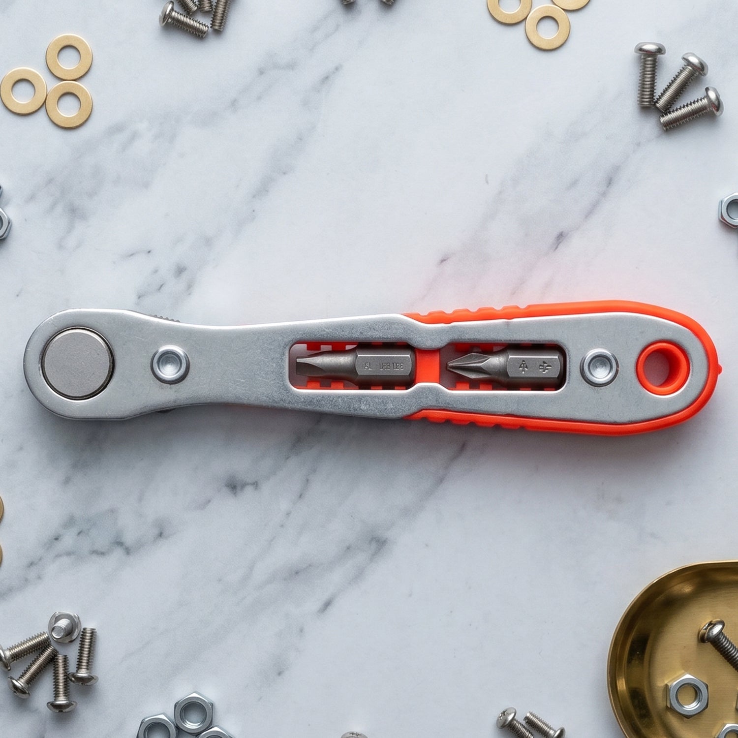 ALVENZA Mini Ratchet Wrench – Compact Versatile Socket Screwdriver Set