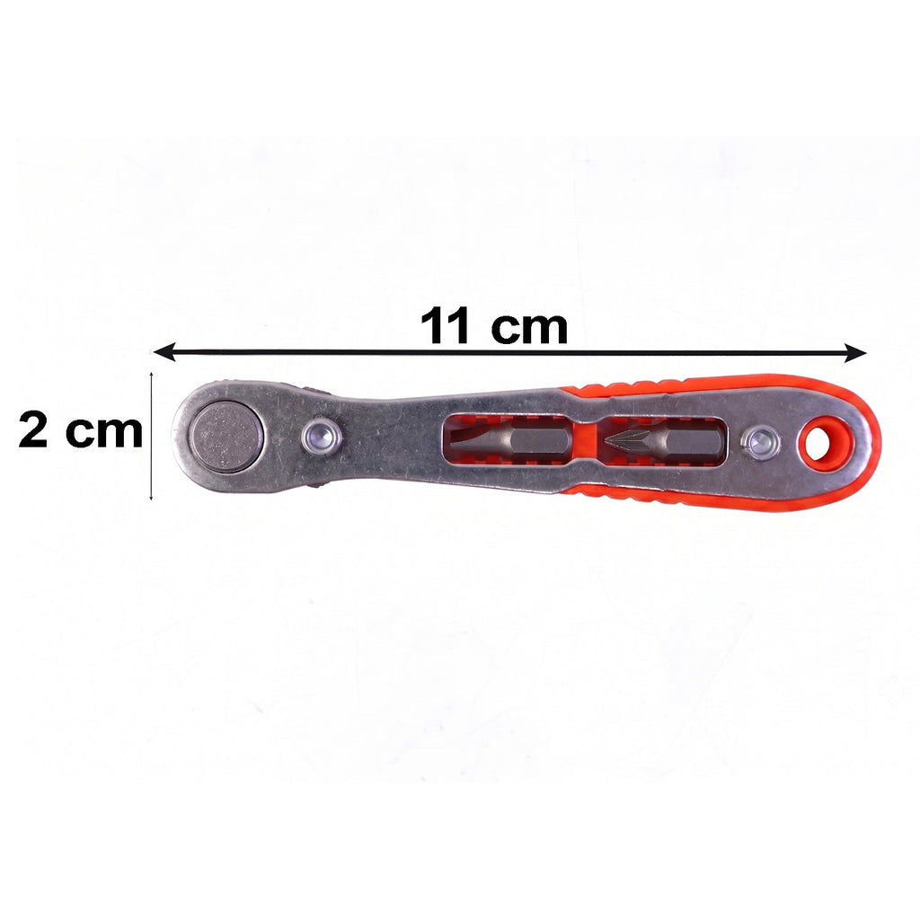ALVENZA Mini Ratchet Wrench – Compact Versatile Socket Screwdriver Set