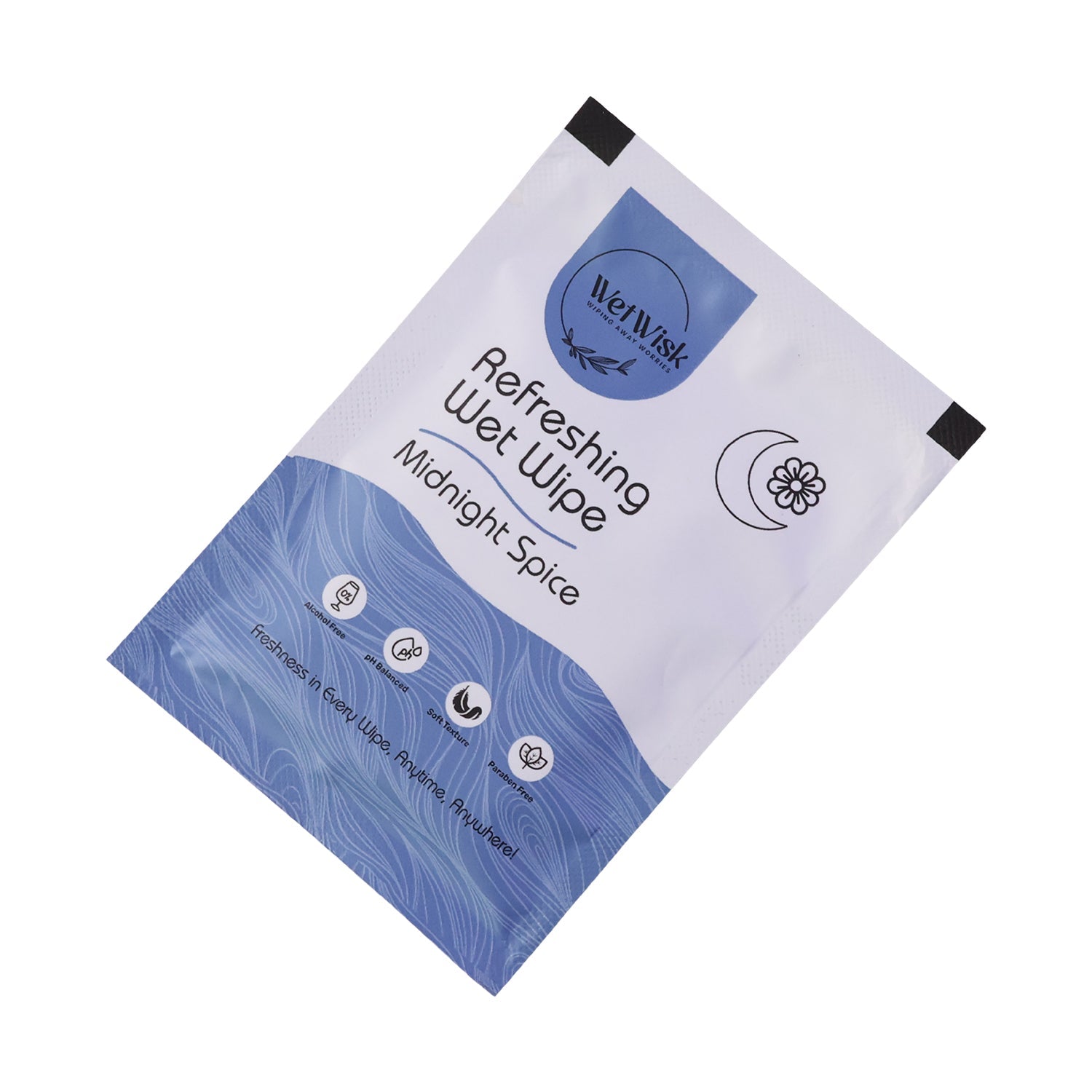 Wet Wipes Gentle Cleansing for Face, Body & Hands (1 Pc) - Back View