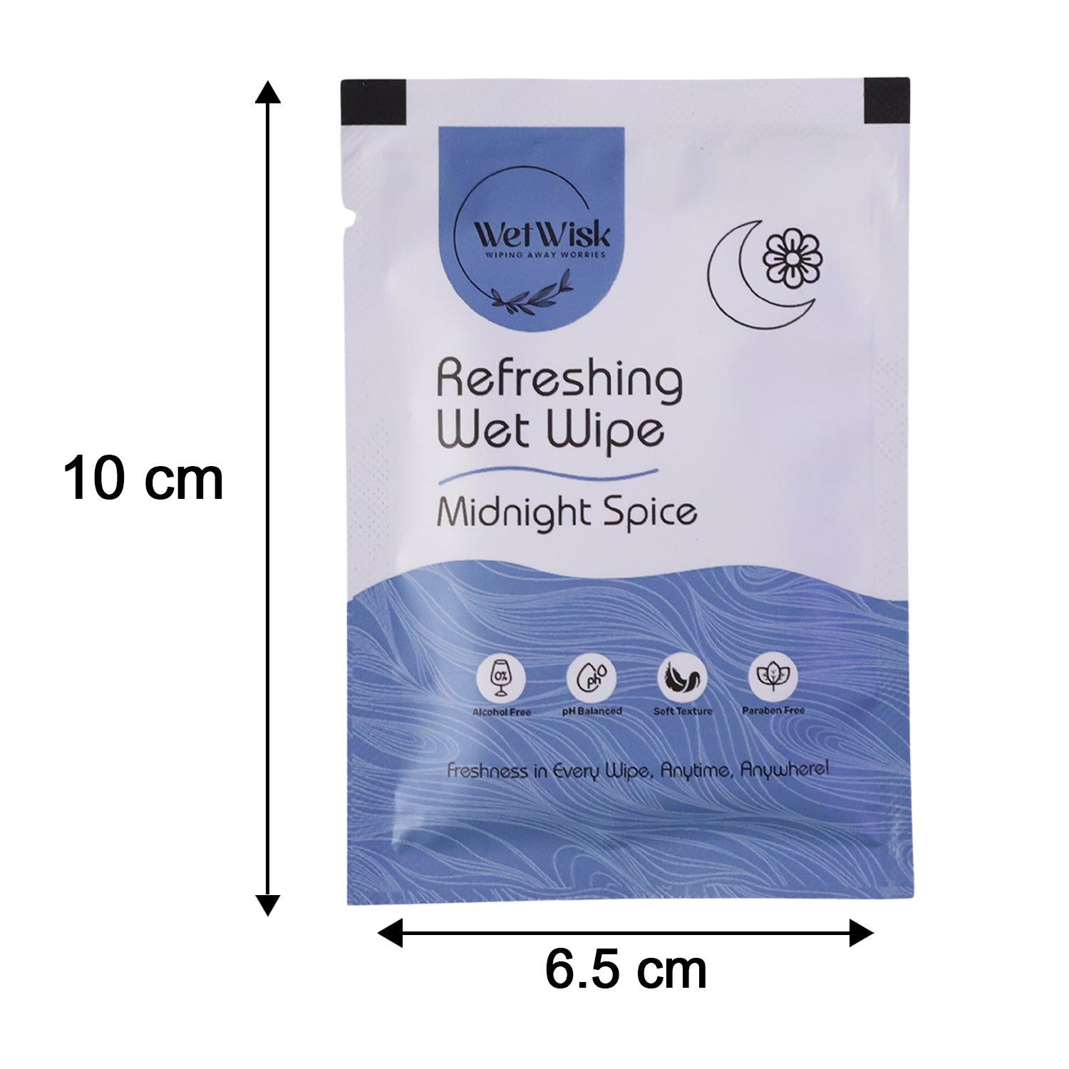 Wet Wipes Gentle Cleansing for Face, Body & Hands (1 Pc) - Detail View 6
