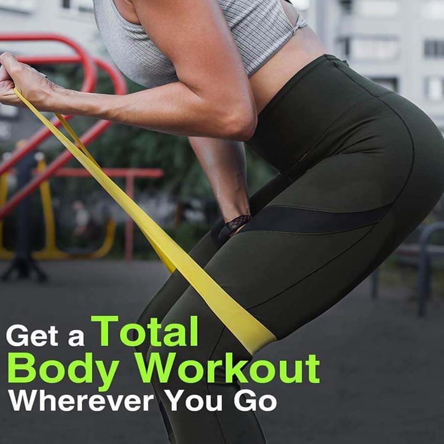 Resistance Loop Exercise Bands – 5 Levels for Full-Body Fitness