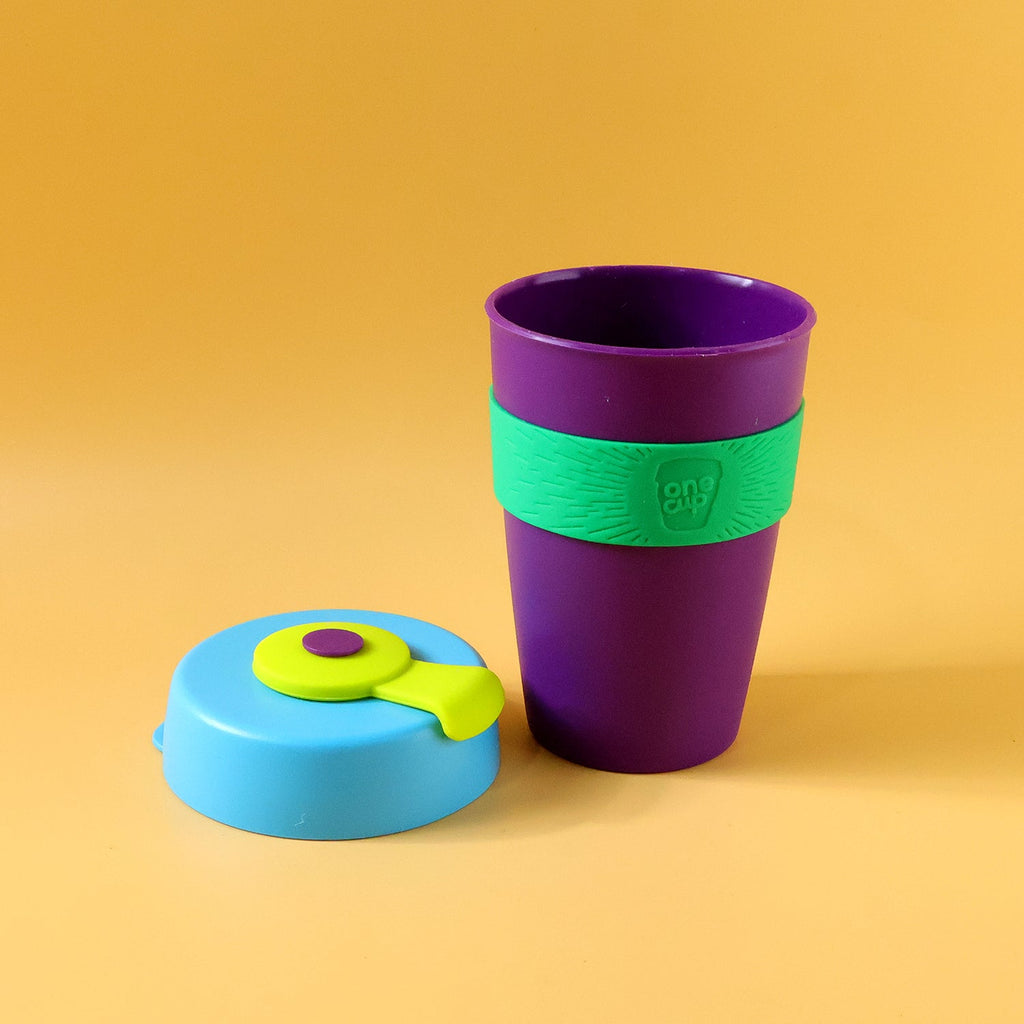 Reusable Colorful Travel Mug Spill-resistant & Stylish 400 ML - Detail View 6