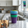 Reusable Colorful Travel Mug Spill-resistant & Stylish 400 ML