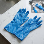 Waterproof Rubber Cleaning Gloves Reusable & Durable for Household Tasks