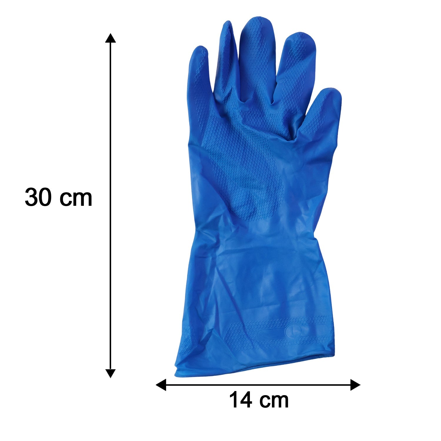 Waterproof Rubber Cleaning Gloves Reusable & Durable for Household Tasks - Detail View 6