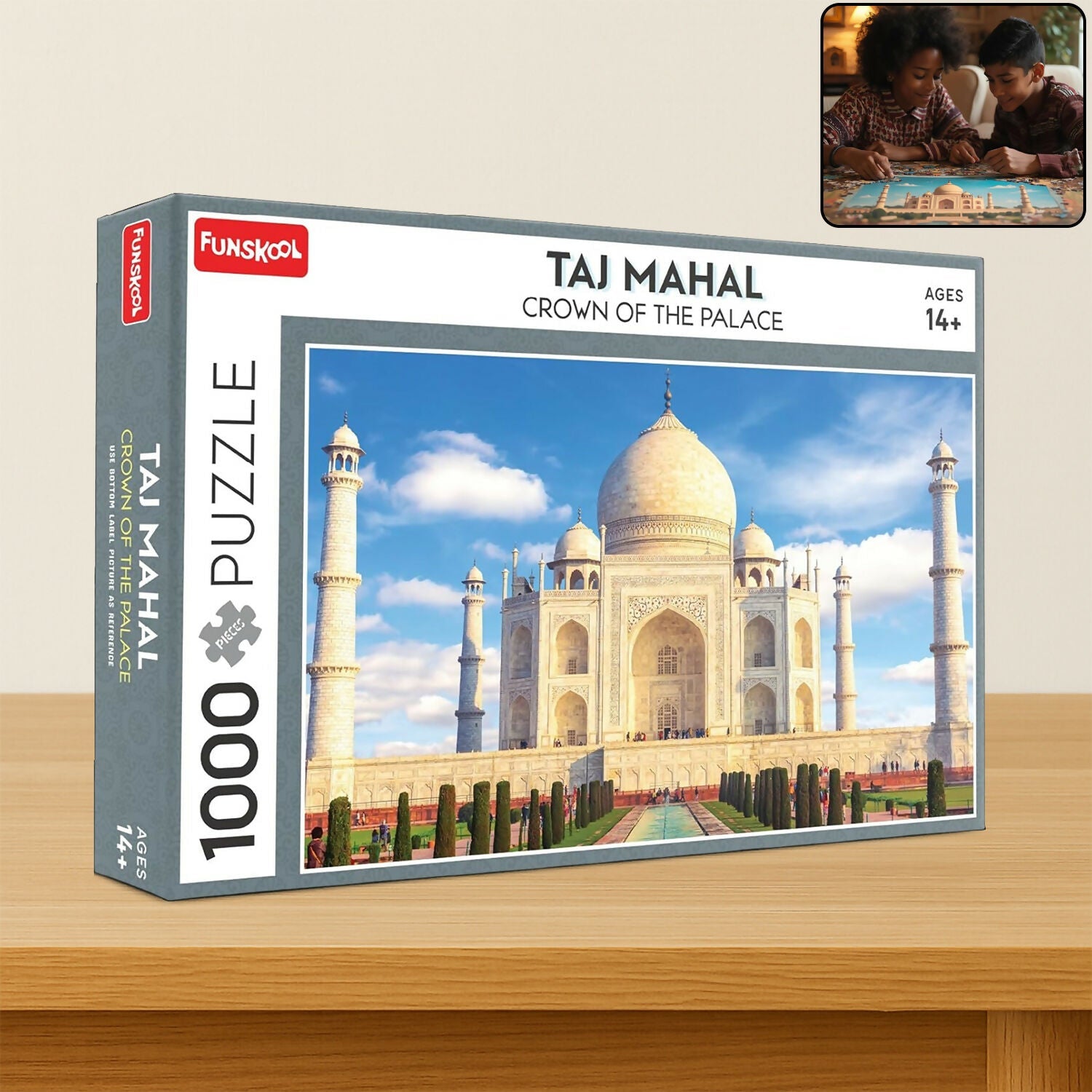 ALVENZA Taj Mahal Jigsaw Puzzle – 1000-Piece Adult & Teen Puzzle