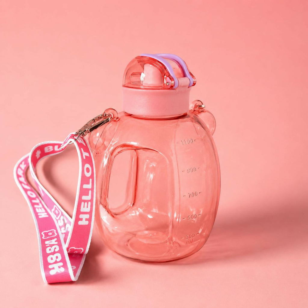 ALVENZA Kids Bear-Shaped Water Bottle – Fun, Leak-Resistant & Portable