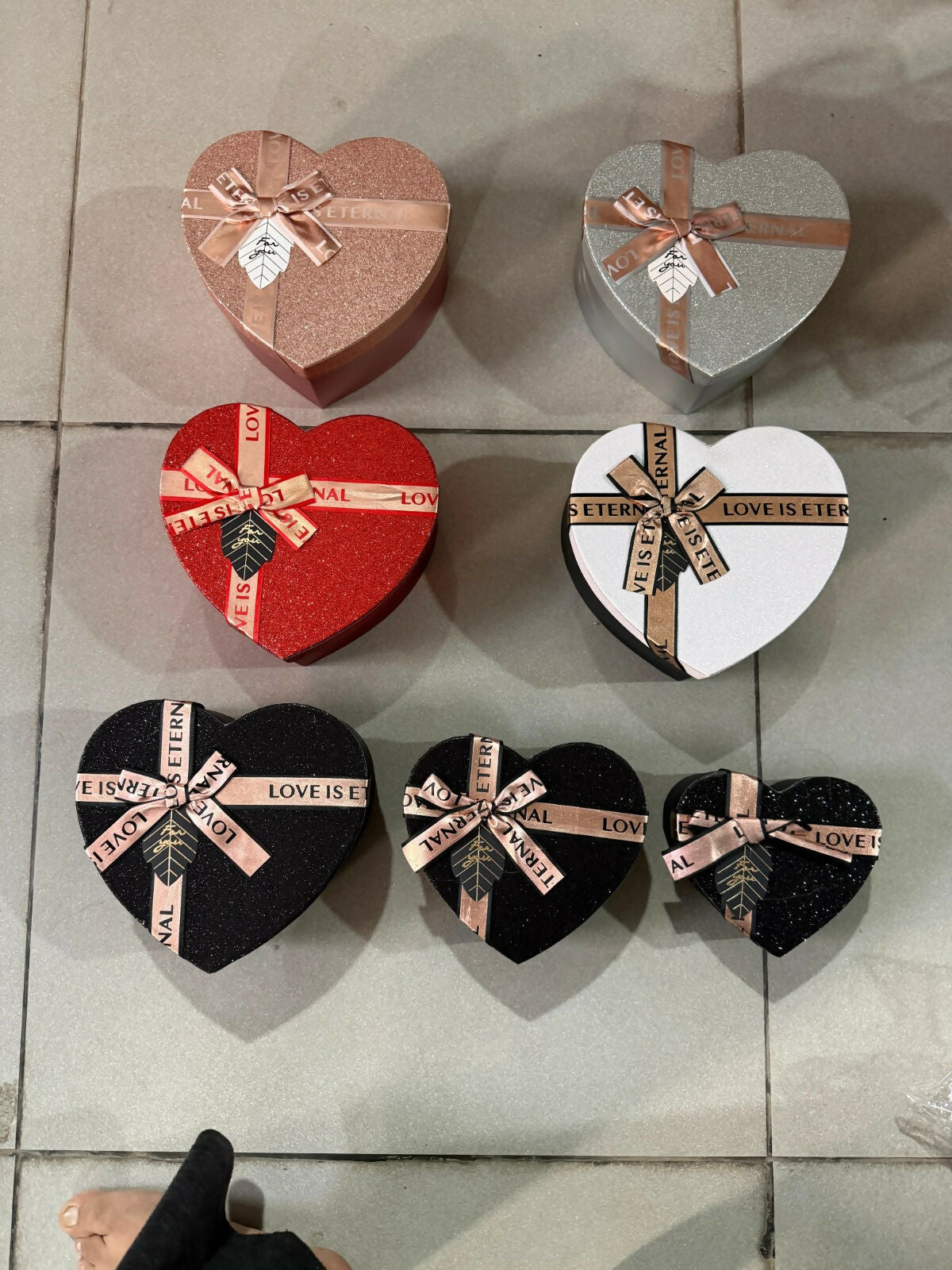 ALVENZA Heart-Shaped Gift Box Set of 3 – Elegant & Reusable Packaging