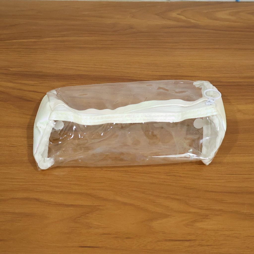 Transparent PVC Pencil Case Stylish & Durable Stationery Organizer - Detail View 8