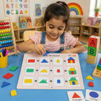 ALVENZA Kids Colour Learning Book – Fun Velcro Matching Activities for Toddlers