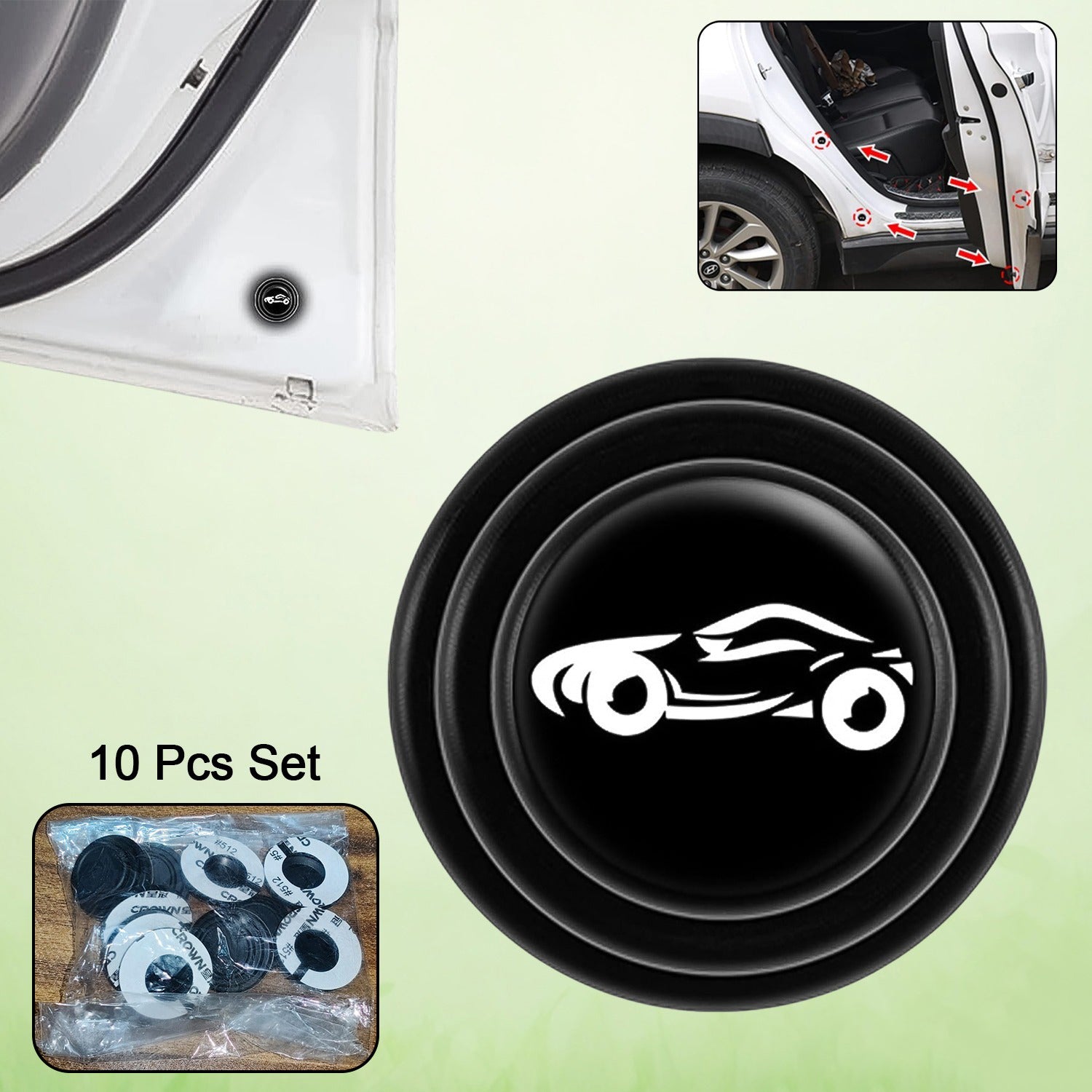ALVENZA Car Door Protector – Anti-Collision Shock Absorber (10 Pcs) | Velvet Wheels