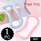 Yoga Ring Portable Pilates Exercise Tool for Strength & Flexibility - Side View