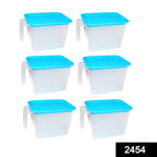ALVENZA Airtight Kitchen Storage Containers – 1000ml Set of 6 | Velvet Wheels