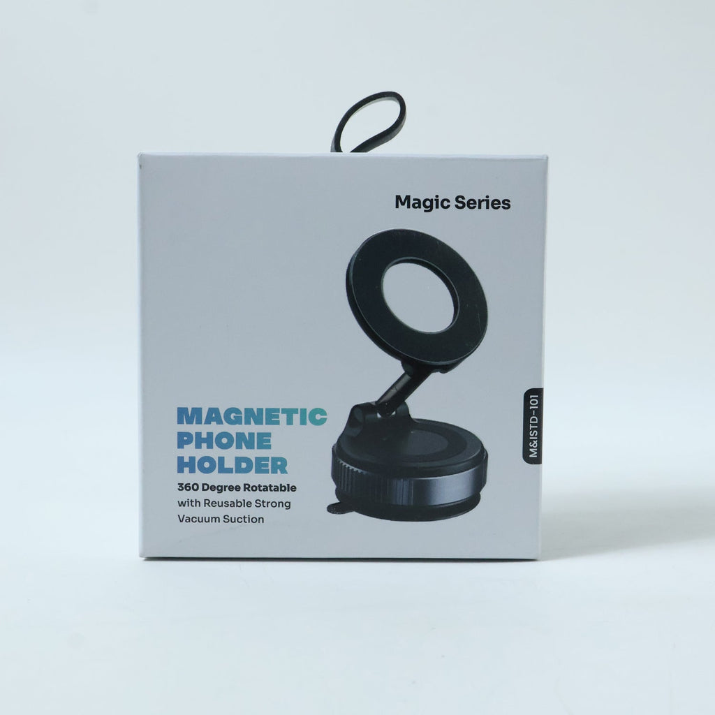 ALVENZA Magnetic Phone Holder – 360° Rotation & Strong Suction Base