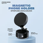 ALVENZA Magnetic Phone Holder – Secure & Adjustable with Lock System