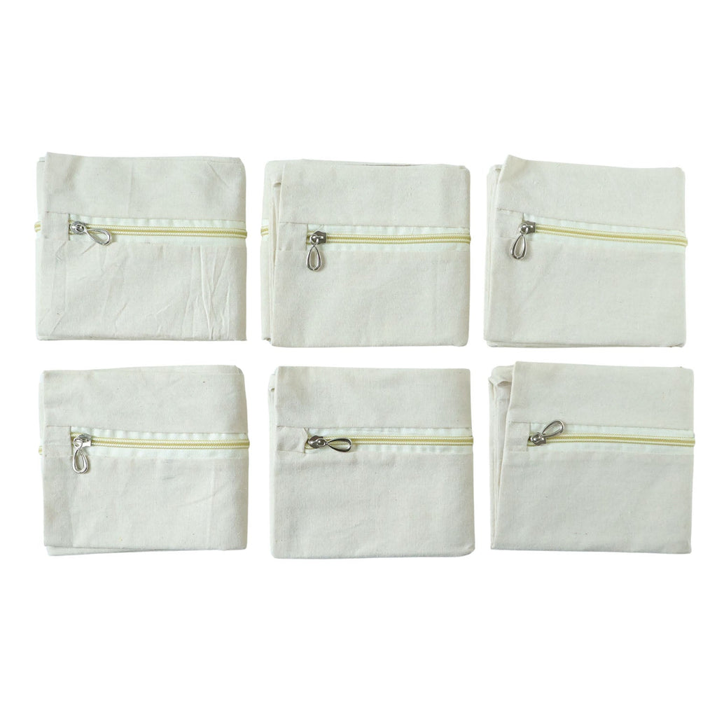ALVENZA Saree Storage Bags with Zip Closure – Pack of 6, Multipurpose Protection