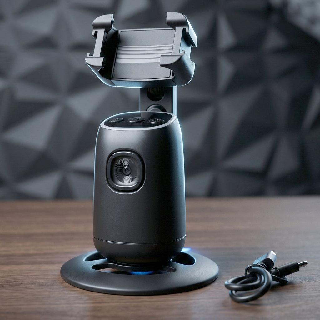 ALVENZA AI Face Tracking Mobile Holder – Hands-Free 360° Video Streaming