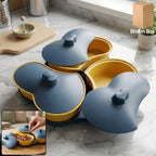Multipurpose Snack Serving Tray with Lid Elegant & Convenient