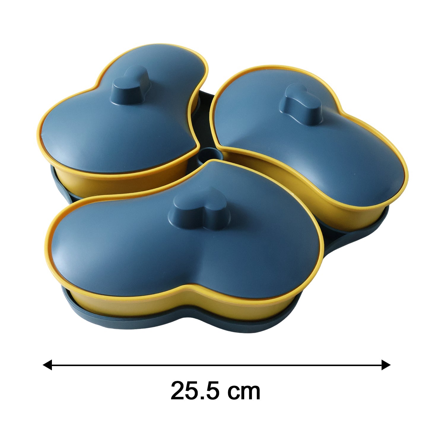 Multipurpose Snack Serving Tray with Lid Elegant & Convenient - Detail View 6