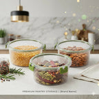 ALVENZA Food Storage Container Set – Space-Saving & Leak-Proof Design