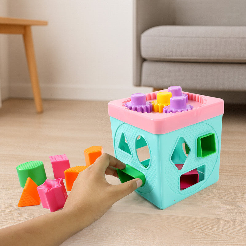 ALVENZA Shape Sorter Gear Box – Educational Toddler Activity Toy