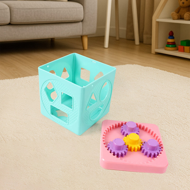 ALVENZA Shape Sorter Gear Box – Educational Toddler Activity Toy