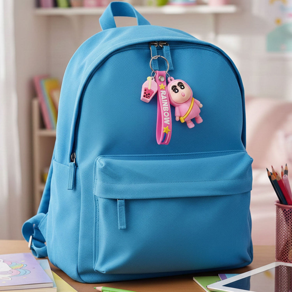 ALVENZA Cartoon Character Keychain – Cute Rainbow Strap Bag Charm