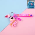 ALVENZA Cartoon Character Keychain – Cute Rainbow Strap Bag Charm