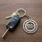 ALVENZA Shiv Keychain – Durable Metal Religious Accessory for Daily Use