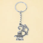 ALVENZA Shivling Trishul Metal Keychain Set – 5 Pc Durable Spiritual Keyrings