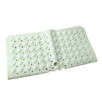 Anti-Slip Bath Mat Secure Suction Cups for Bathroom Safety - Back View