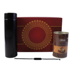 ALVENZA Customize Black Rakhi - Elegant Gift for Brothers with Chocolate & Bottle