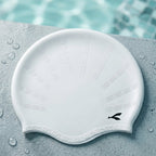 Silicone Swimming Cap Waterproof & Flexible Fit for All Ages - Front View