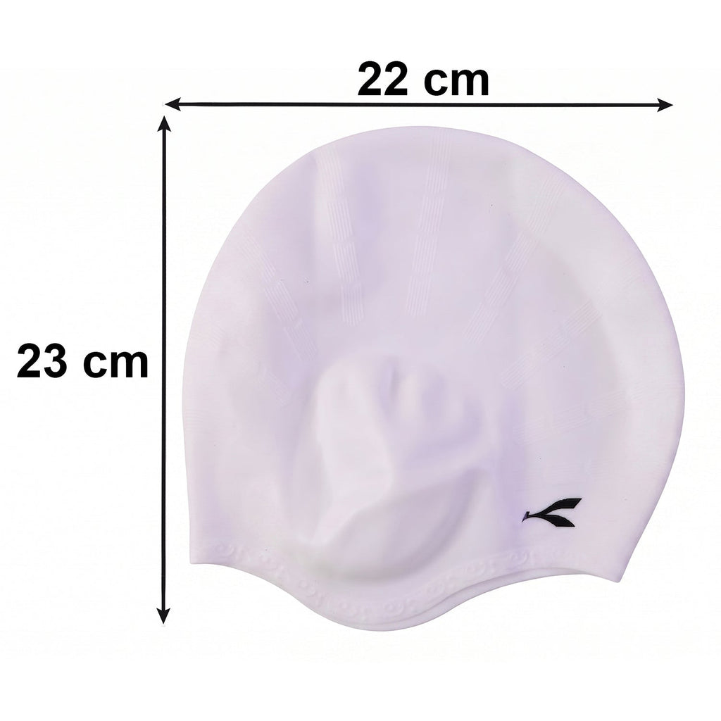Silicone Swimming Cap Waterproof & Flexible Fit for All Ages - Detail View 6