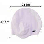 Silicone Swimming Cap Waterproof & Flexible Fit for All Ages - Detail View 6