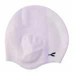 Silicone Swimming Cap Waterproof & Flexible Fit for All Ages - Back View