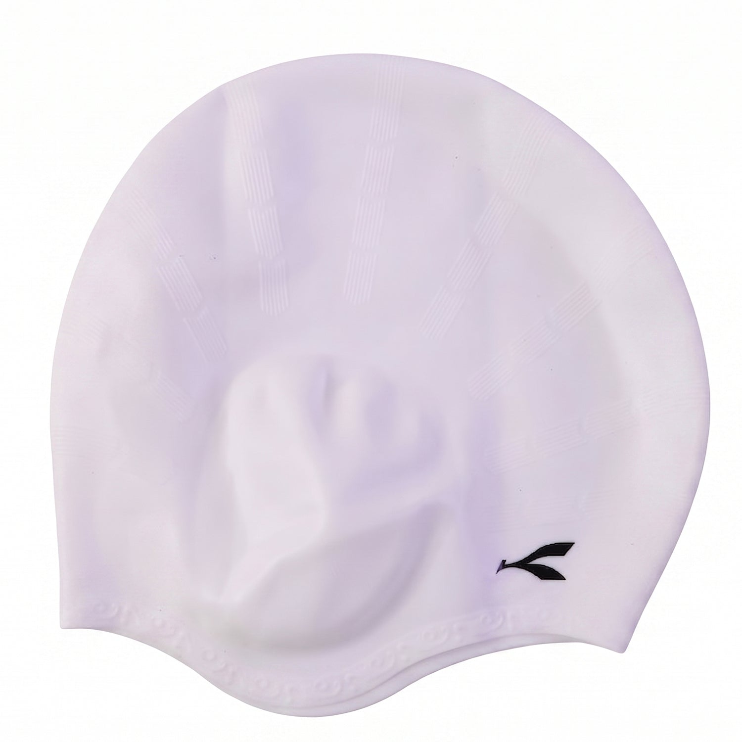 Silicone Swimming Cap Waterproof & Flexible Fit for All Ages - Back View