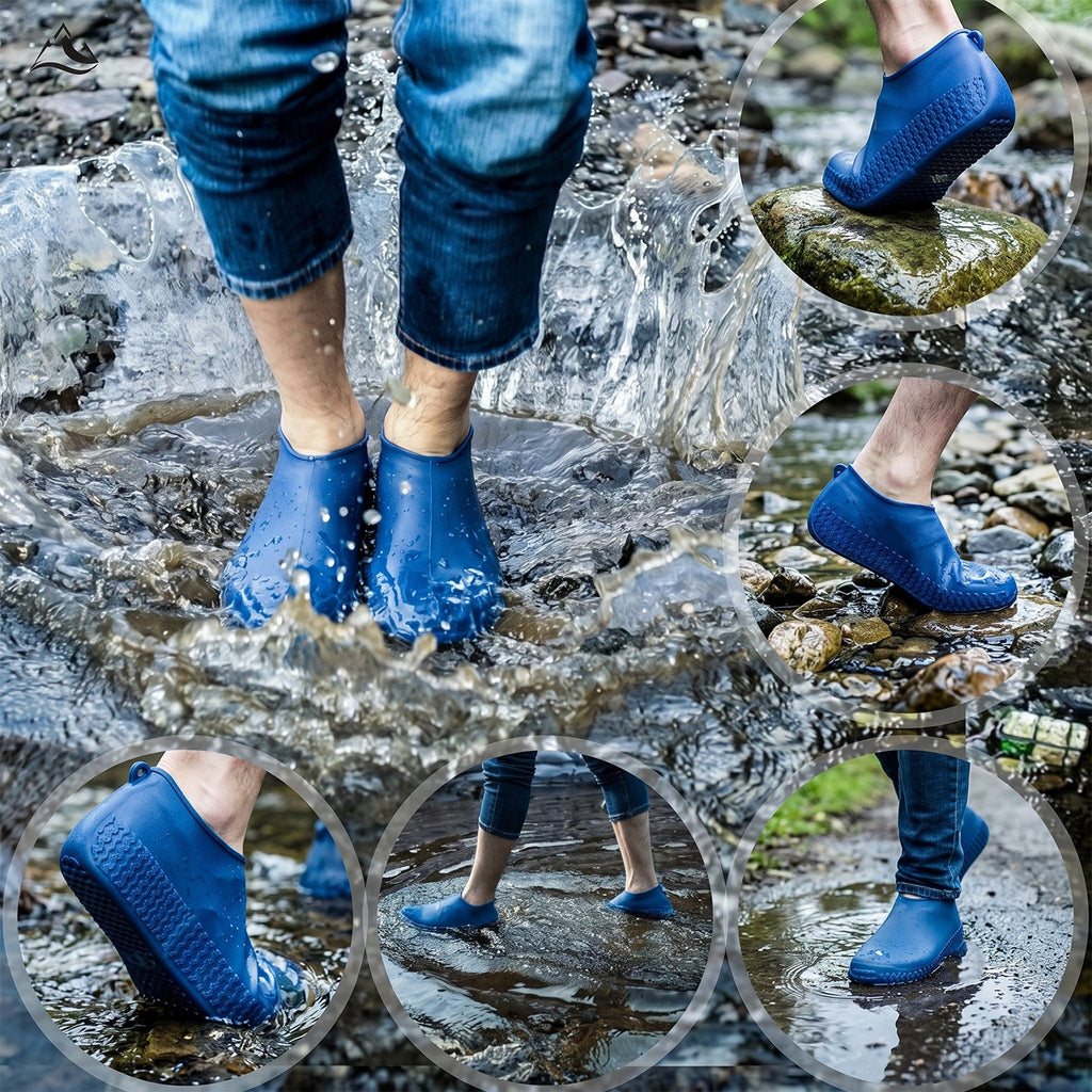 Reusable Waterproof Silicone Shoe Cover Keeps Shoes Dry in Monsoon - Detail View 8