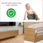 Soft Adhesive Edge Protector 3 Meter Safety Guard for Furniture - Back View