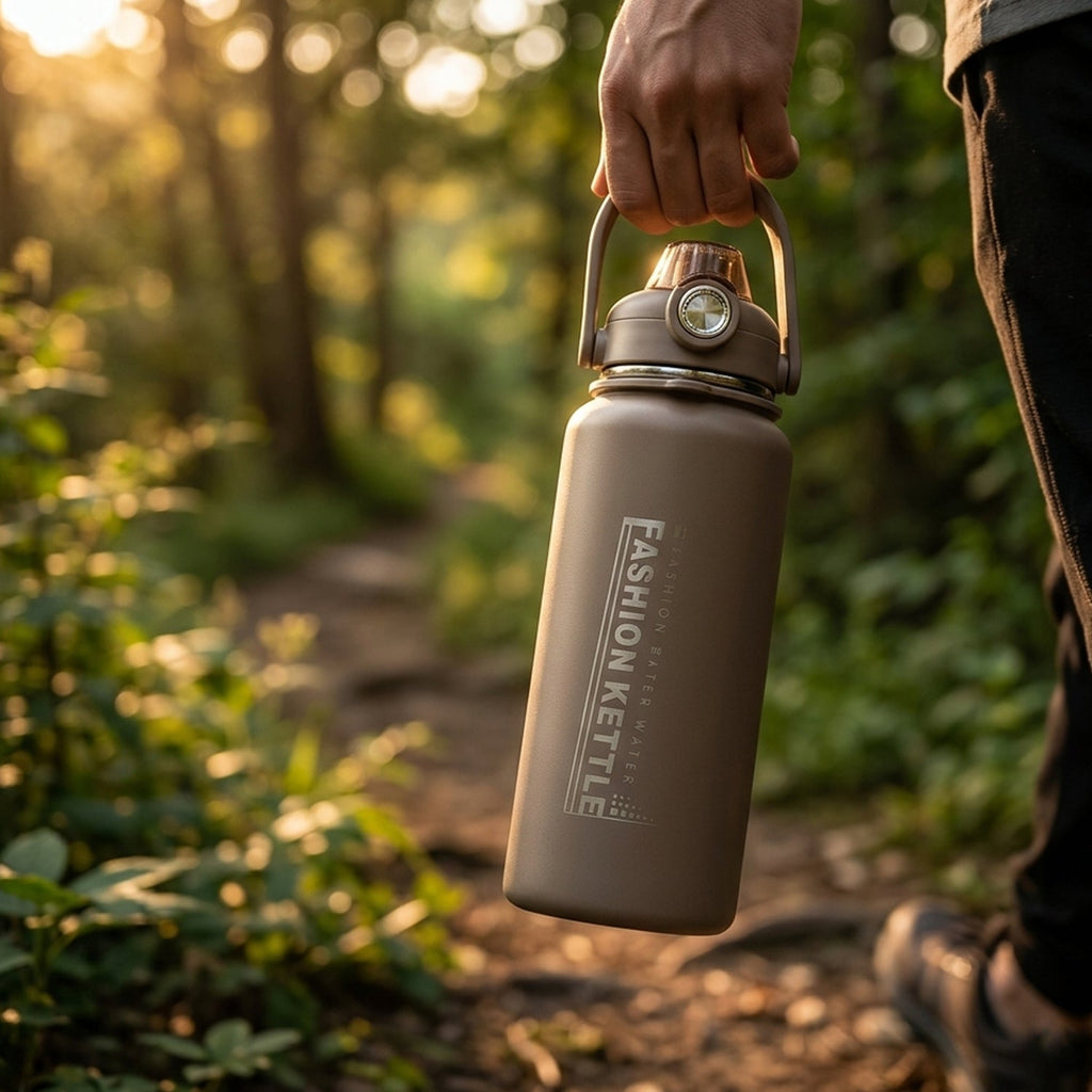ALVENZA Insulated Water Bottle – 1.5L Stainless Steel with Straw | Own Hydrate