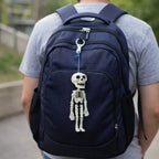 ALVENZA Skeleton Doll Keychain – Movable Skeleton with Metal Hook for Bag & Keys