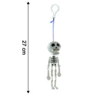 ALVENZA Skeleton Doll Keychain – Movable Skeleton with Metal Hook for Bag & Keys