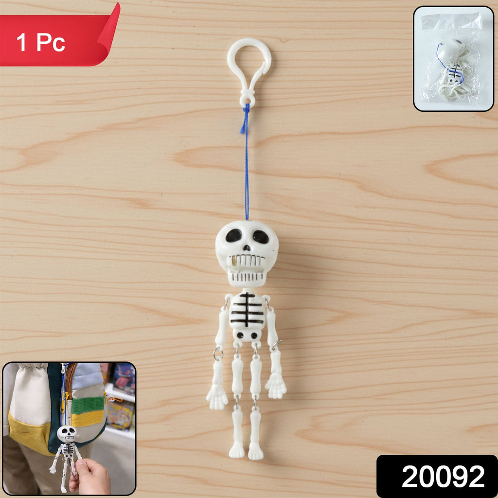 ALVENZA Skeleton Doll Keychain – Fun Hanging Clip-On Bag Charm