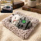 ALVENZA Cute Plush Cat Showpiece – Perfect for Car & Home Decor
