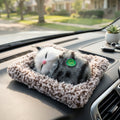 ALVENZA Cute Plush Cat Showpiece – Perfect for Car & Home Decor